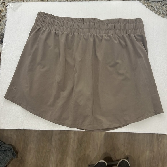Tan Drawstring Skort - Picture 4 of 8